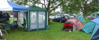 Our well kitted out campsite!